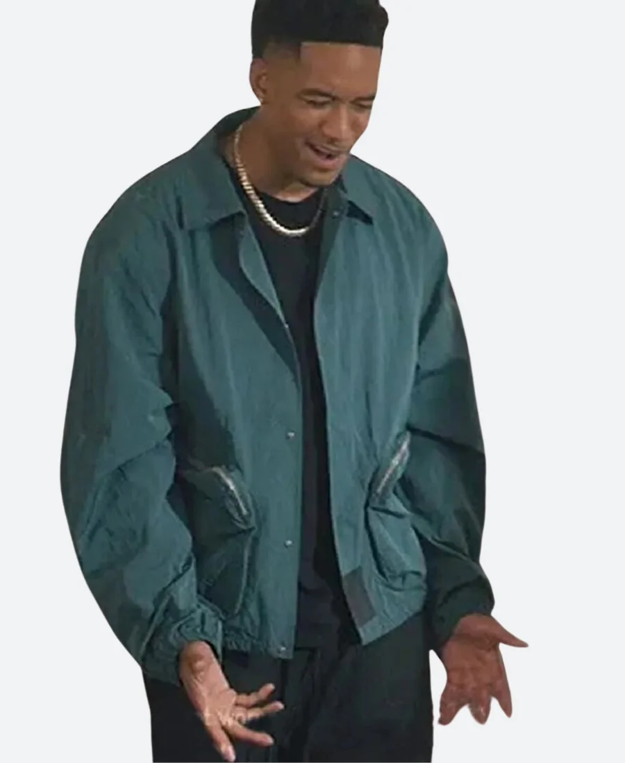 All American Homecoming Damon Sins Green Jacket - Image 3