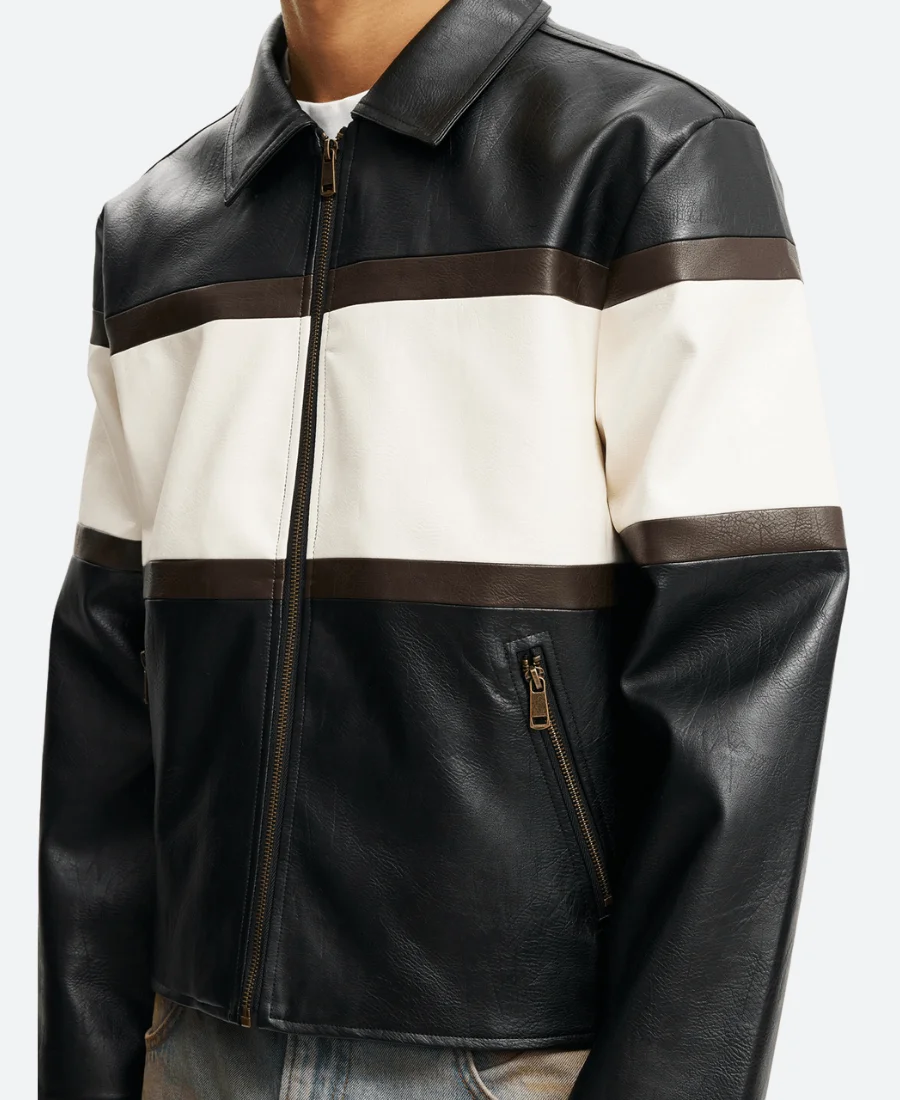 American Idol S23 Slater Nalley Leather Jacket - Image 3