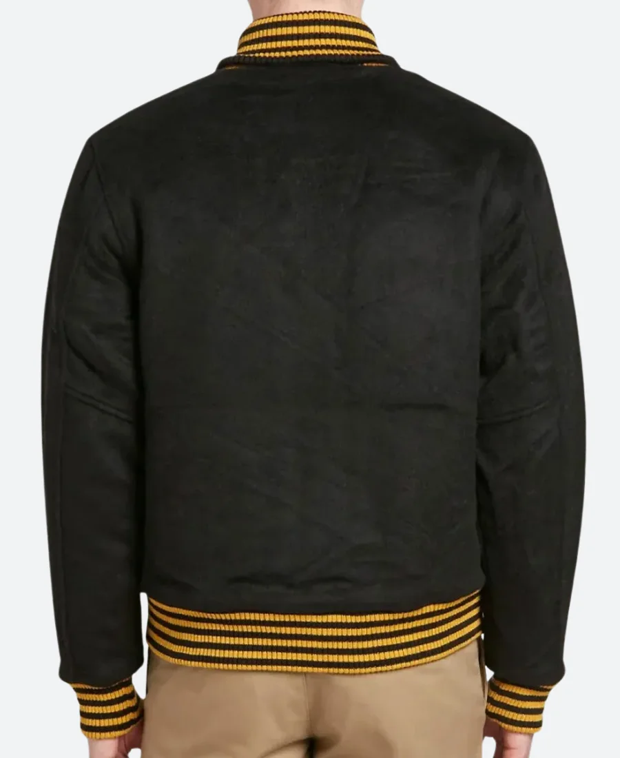 Astro BBC Black Varsity Jacket - Image 3