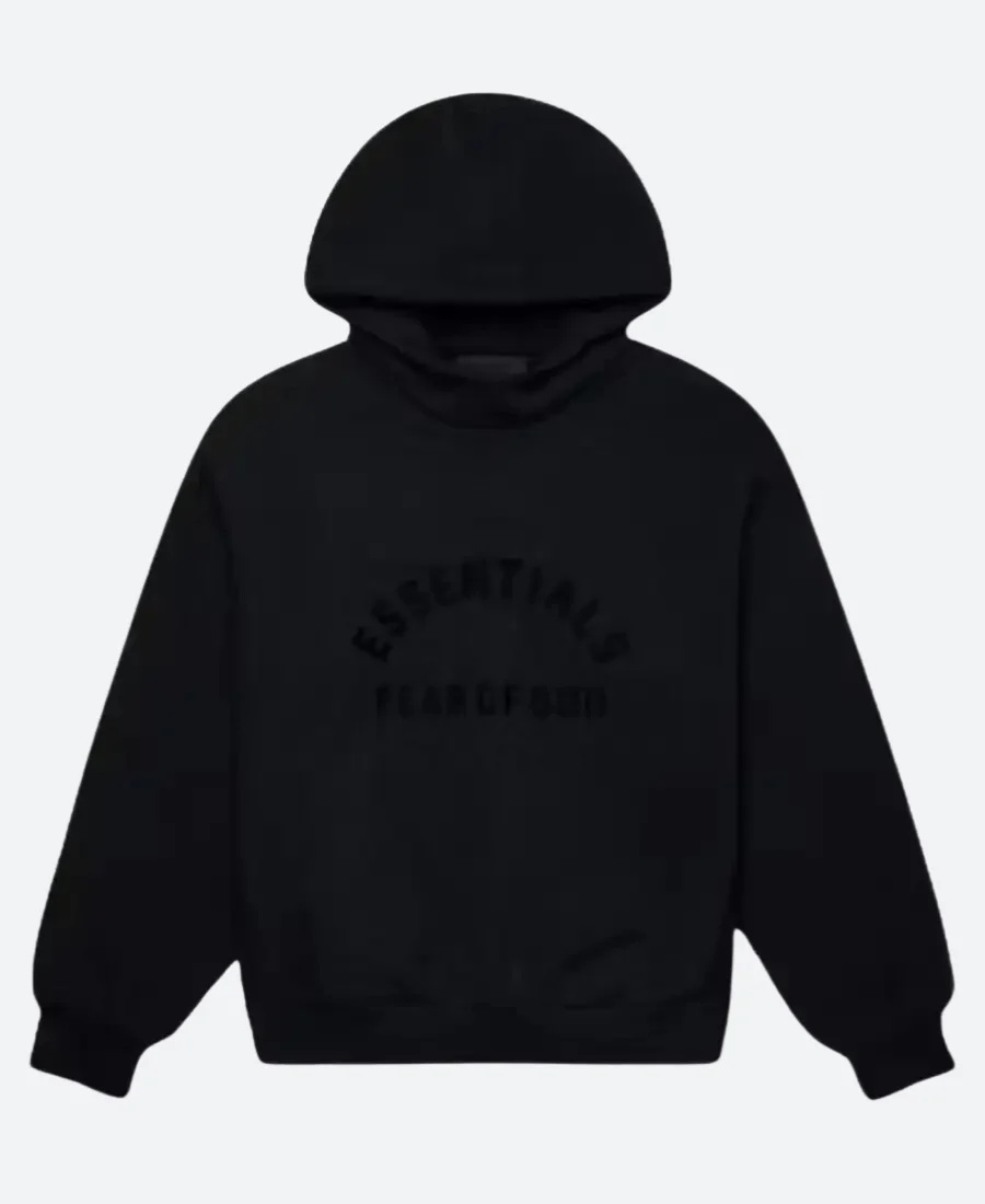 Black Essentials Fear Of God Hoodie