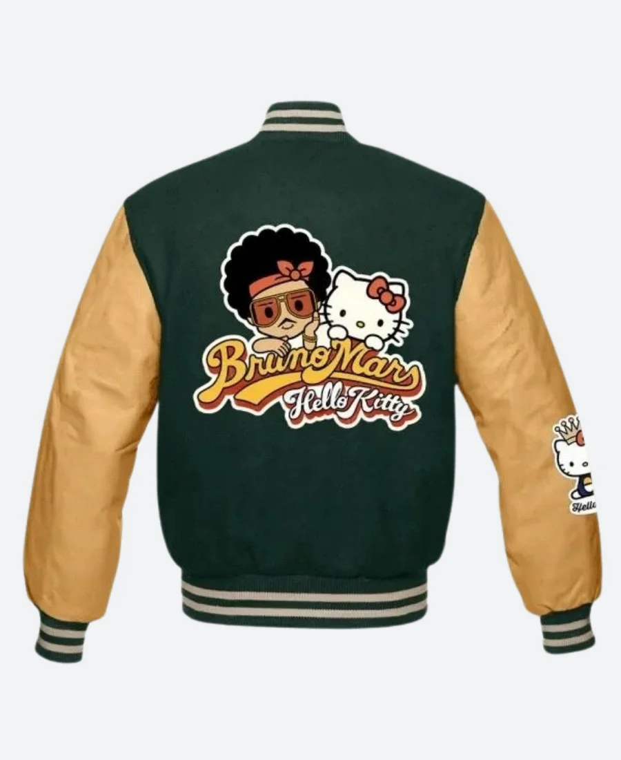 Bruno Mars X Hello Kitty Varsity Jacket - Image 2