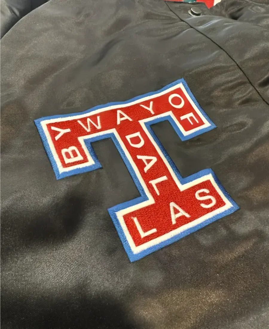 By Way of Dallas Varsity Jacket - Image 5