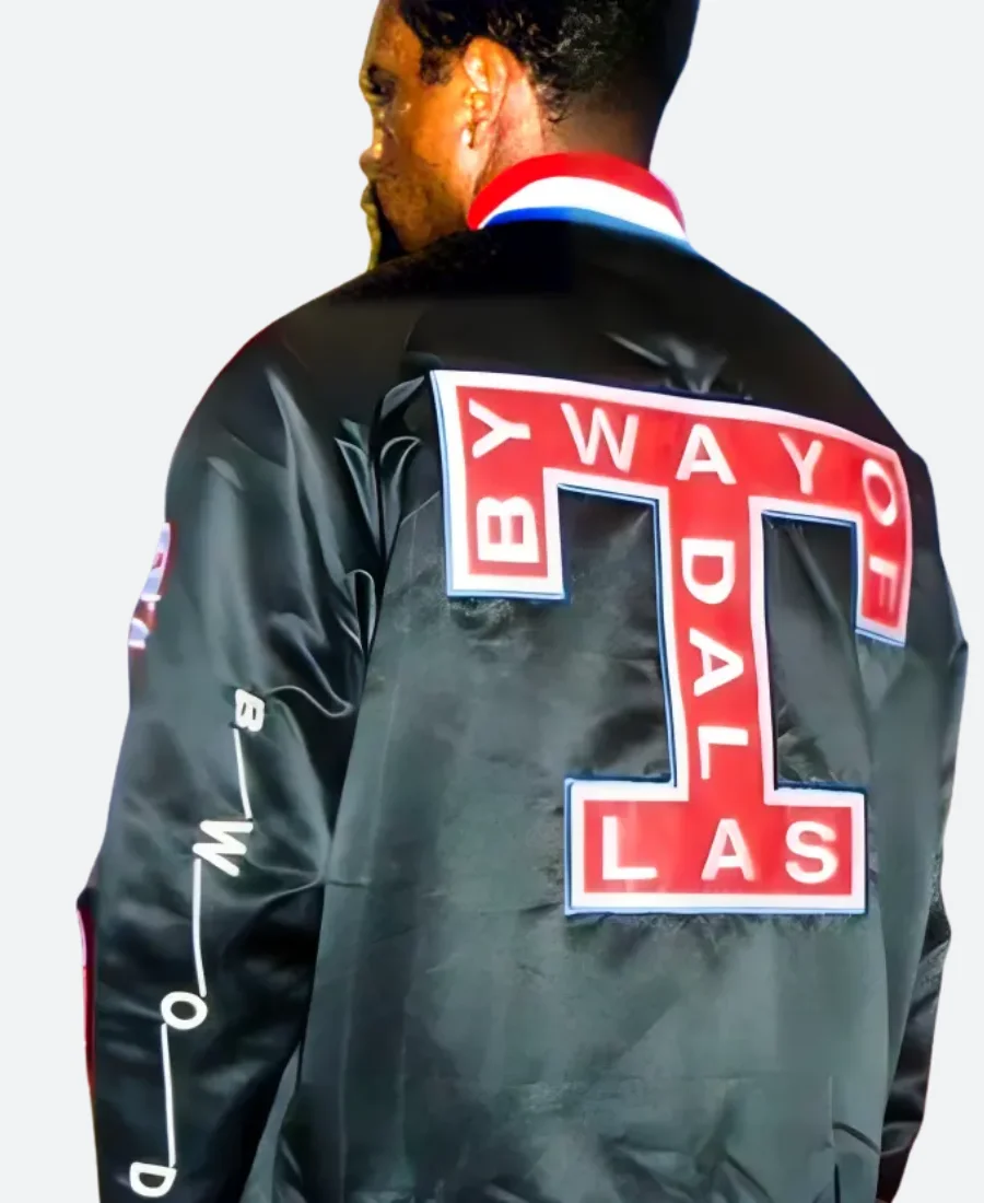 By Way of Dallas Varsity Jacket - Image 4