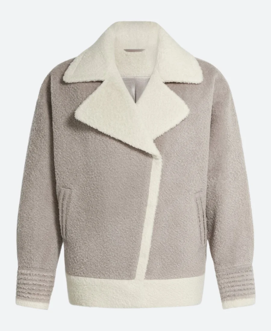 Catch LA Maddie Ziegler Suede Leather Jacket