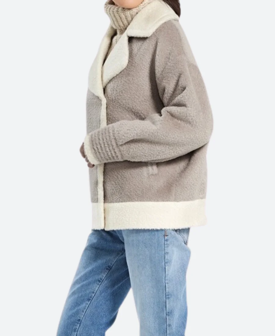 Catch LA Maddie Ziegler Suede Leather Jacket - Image 3