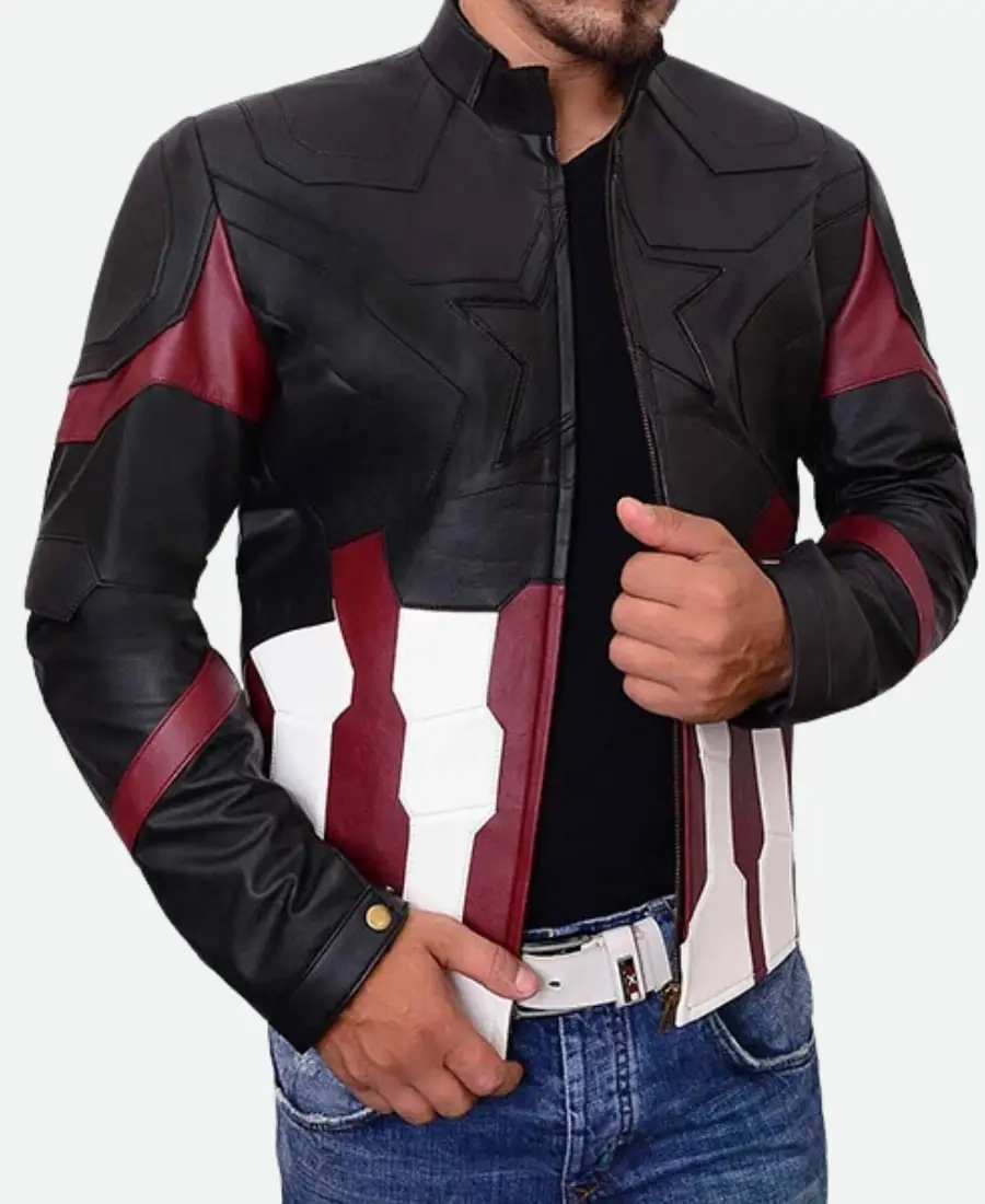 Chris Evans Captain America Jacket - Image 7