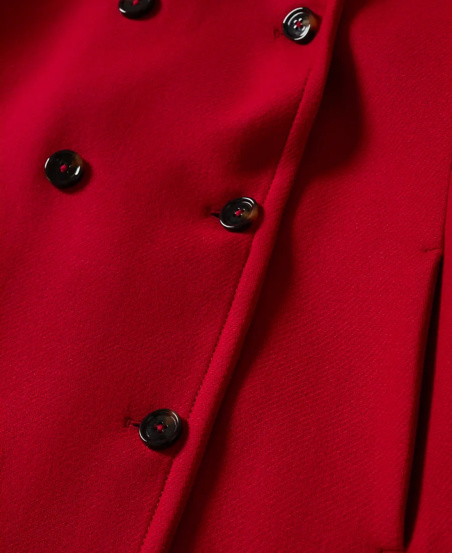 Christmas in Evergreen Michelle Lansing Long Coat - Image 2