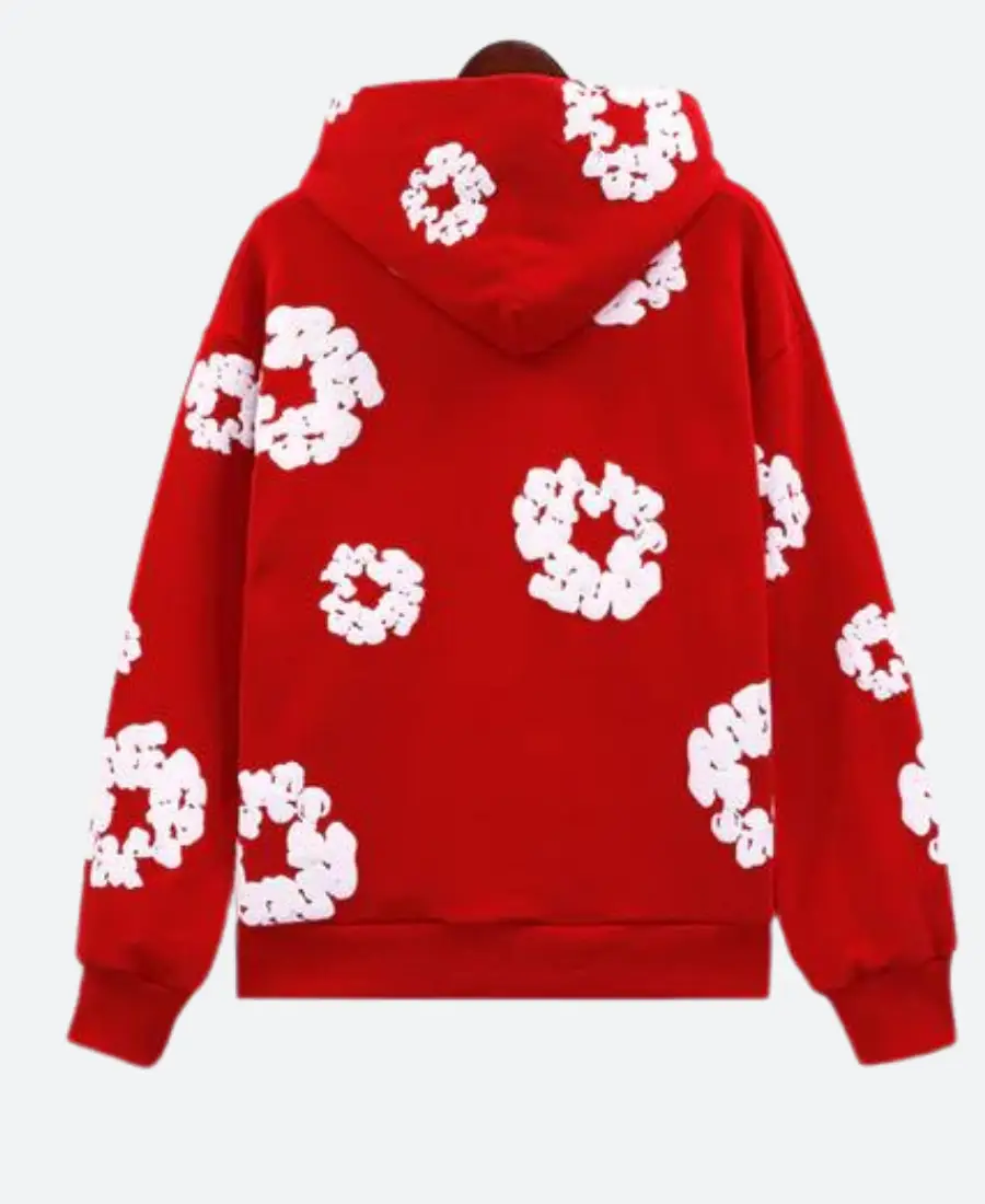 Red Denim Tears Hoodie - Image 2