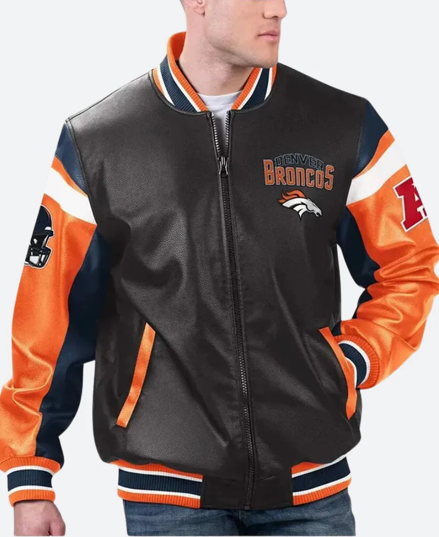 Denver Broncos Leather Jacket