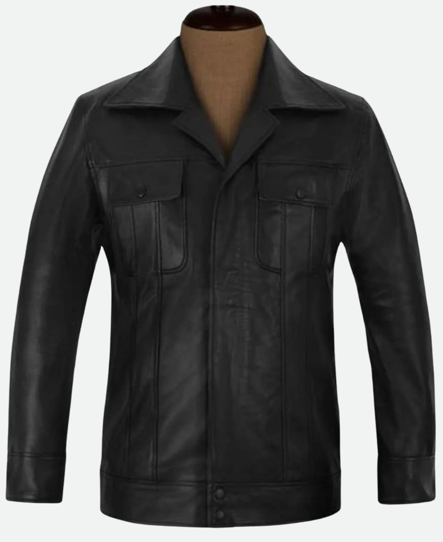 Elvis Presley Black Leather Suit