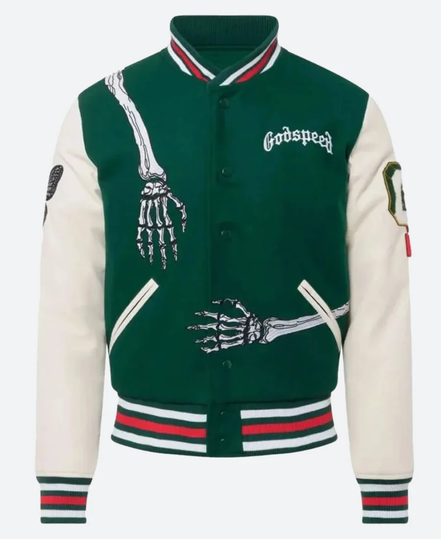 Godspeed Skull Varsity Jacket - Image 3