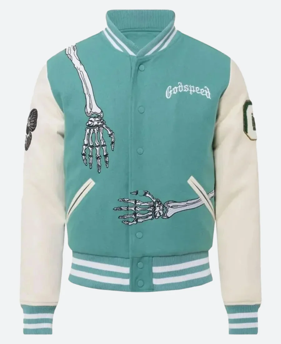 Godspeed Skull Varsity Jacket - Image 4