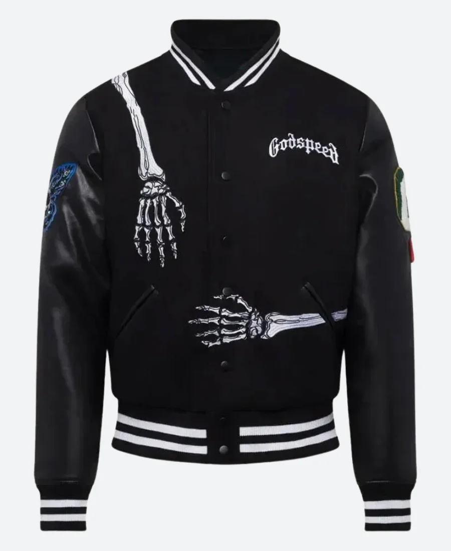 Godspeed Skull Varsity Jacket