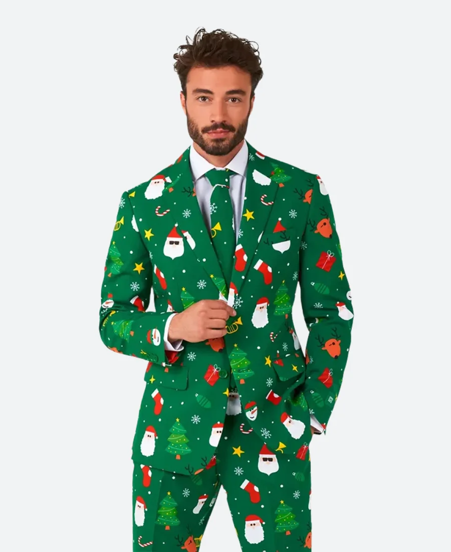 Green Christmas Blazer