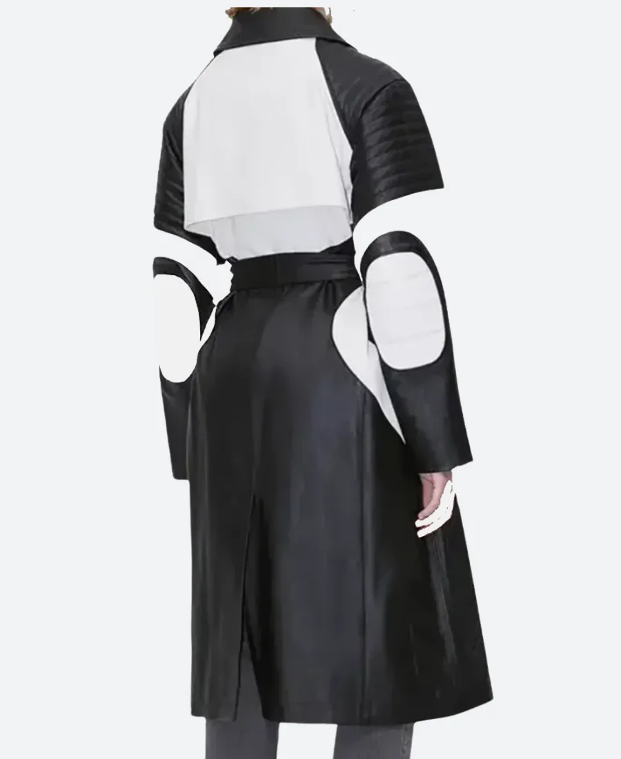 Beetlejuice Beetlejuice 2024 Delia Deetz Leather Coat - Image 2