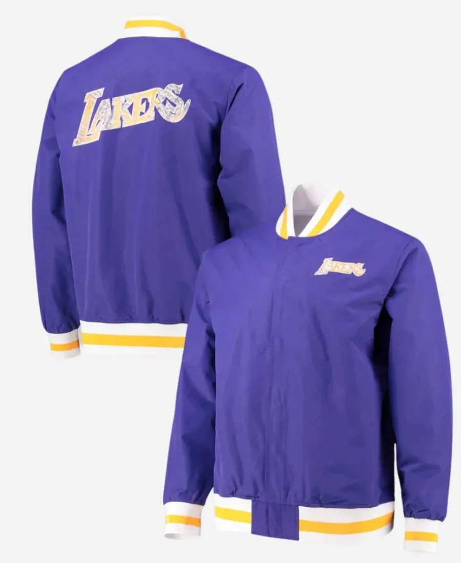 Los Angeles Lakers Bomber Jacket - Image 3