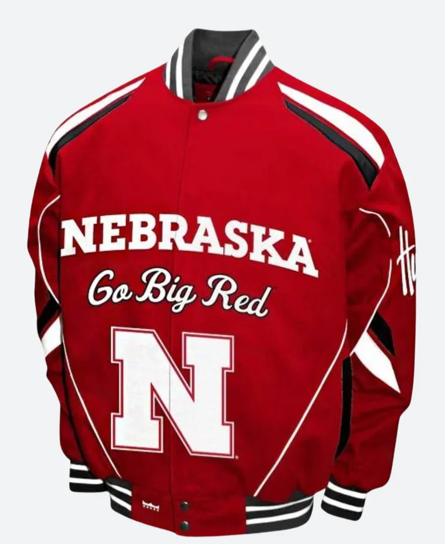 Nebraska Huskers Go Big Red Varsity Jacket