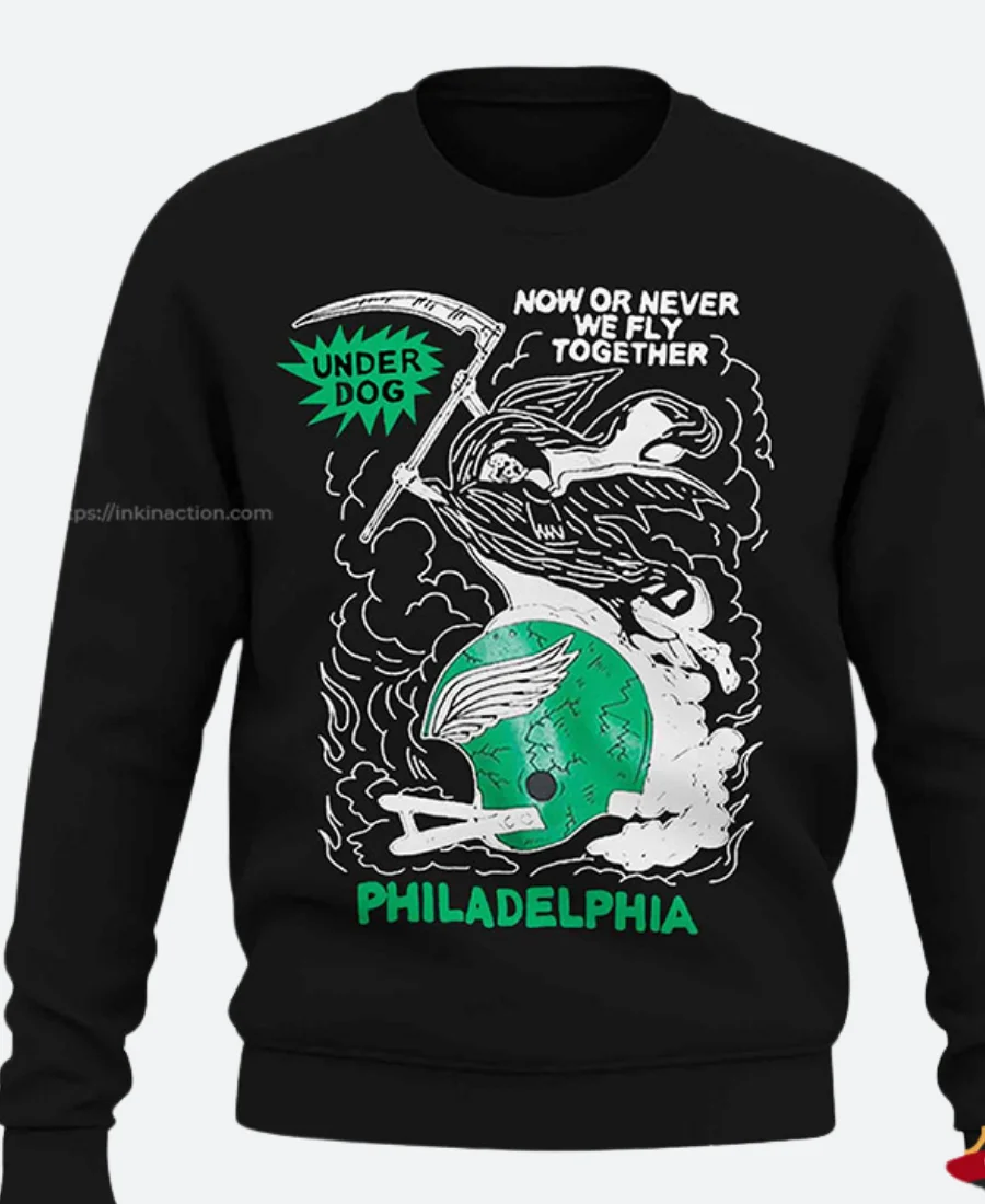 Now Or Never We Fly Together Jason Kelce Sweatshirt