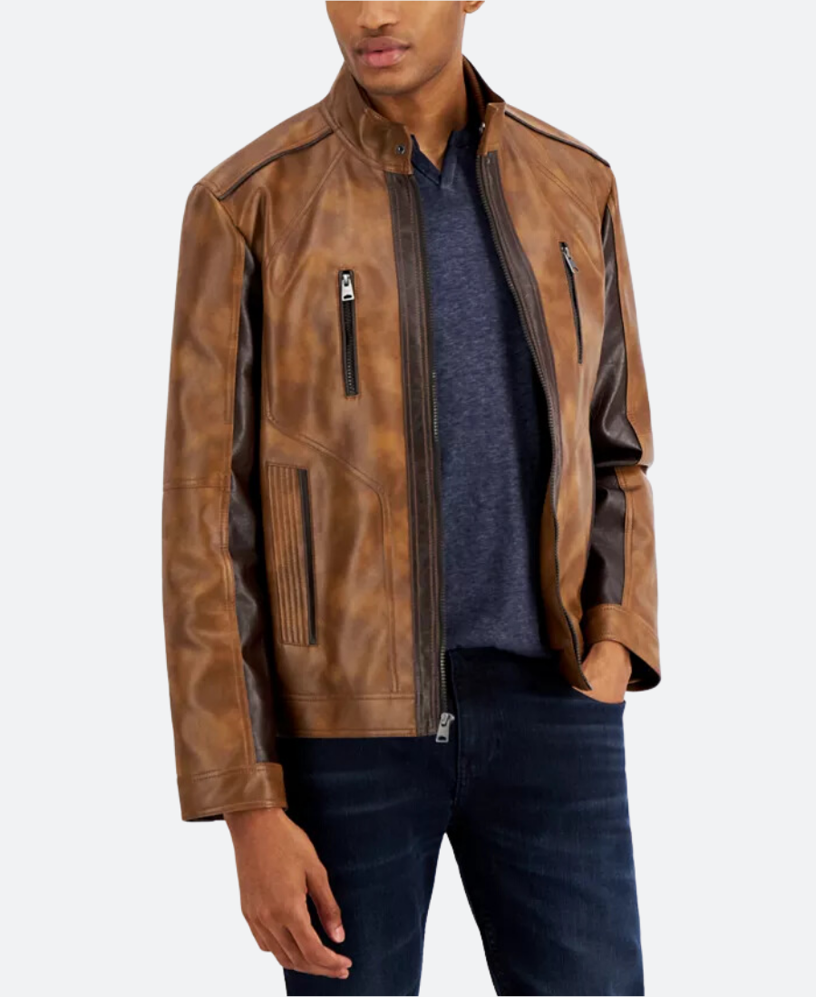 Only Murders in the Building Charles Haden Leather Jacket