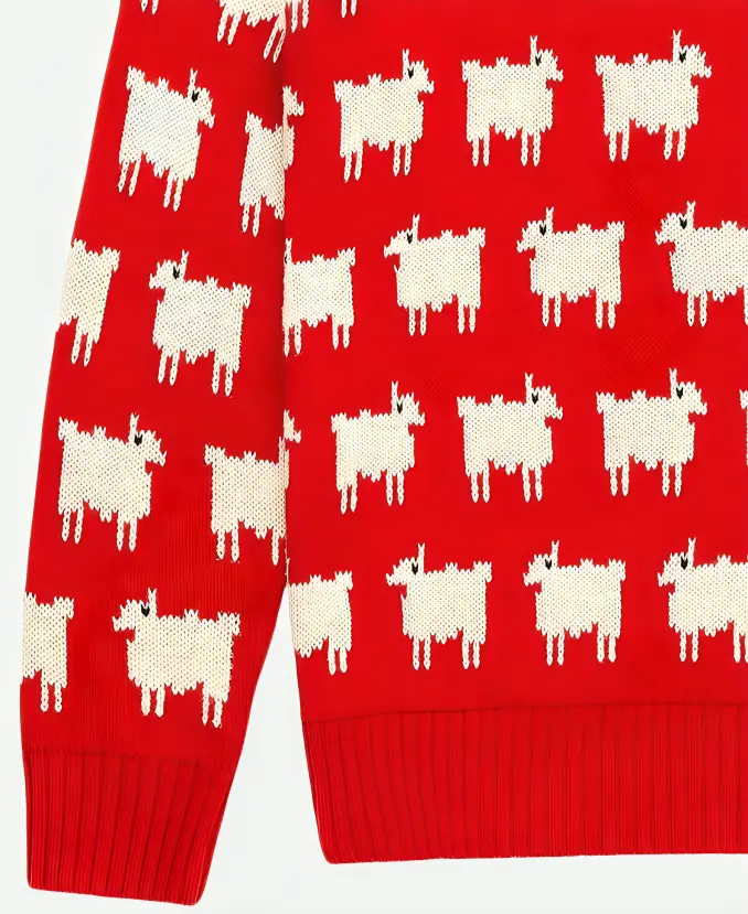 Princess Diana Black Sheep Sweater - Image 4