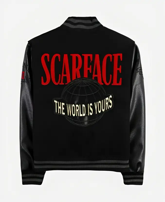 Scarface Letterman Varsity Jacket - Image 2