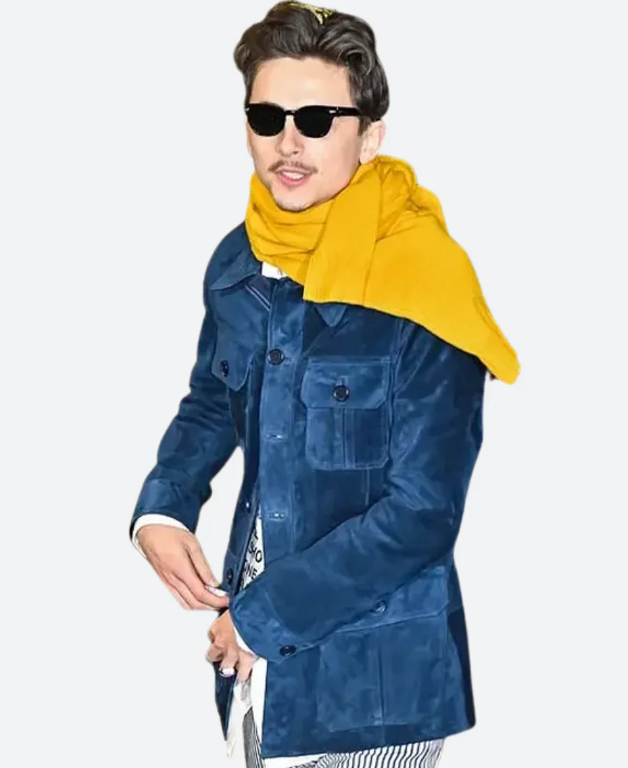 The Late Show with Stephen Colbert Timothee Chalamet Coat - Image 3