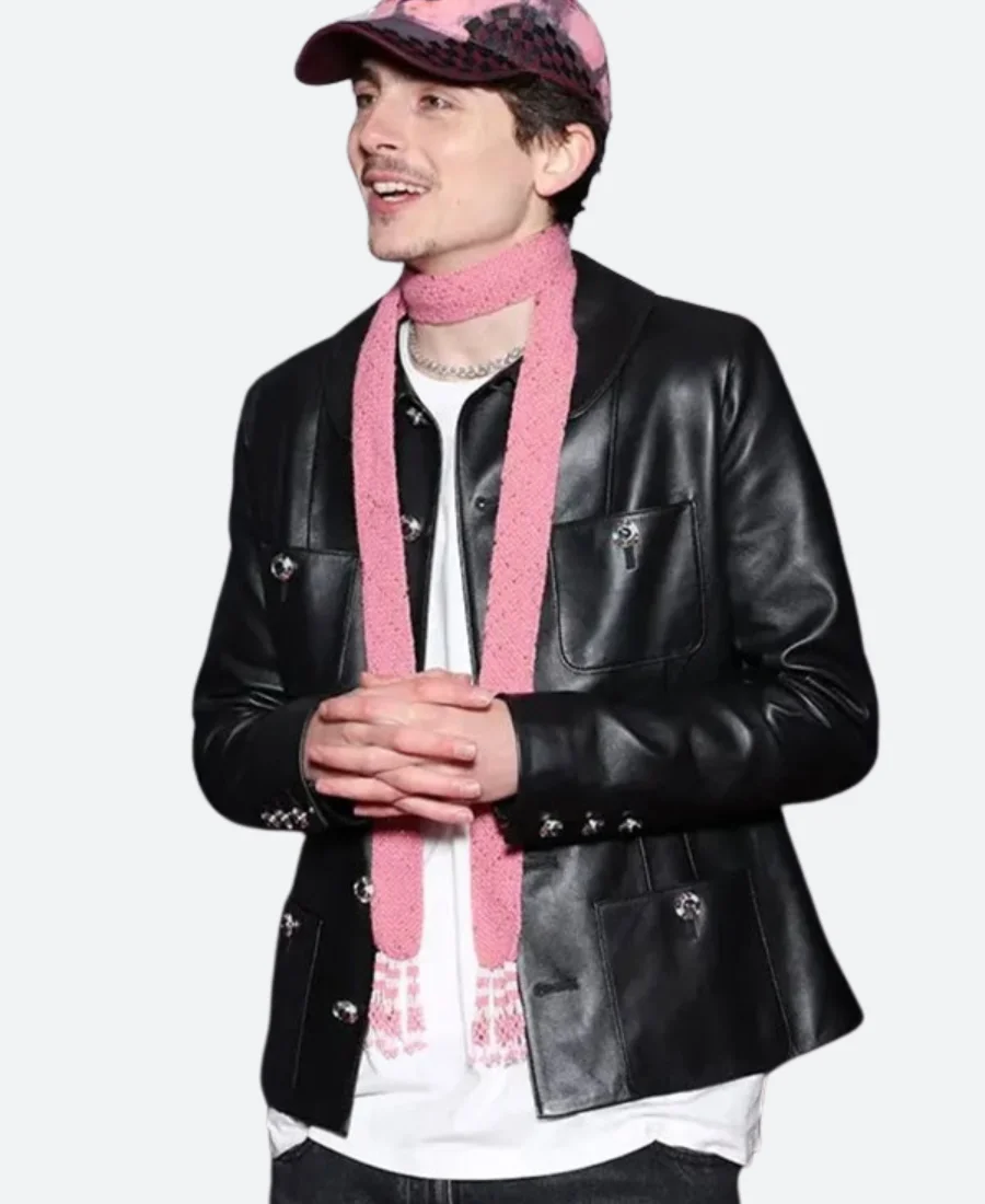 Timothee Chalamet Leather Jacket