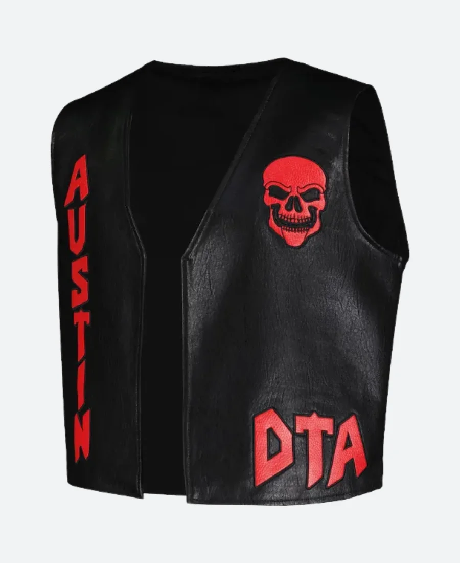 WWE Steve Austin DTA Stone Cold Leather Vest