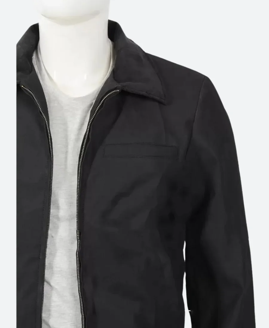 Yellowstone John Dutton Black Cotton Jacket - Image 3