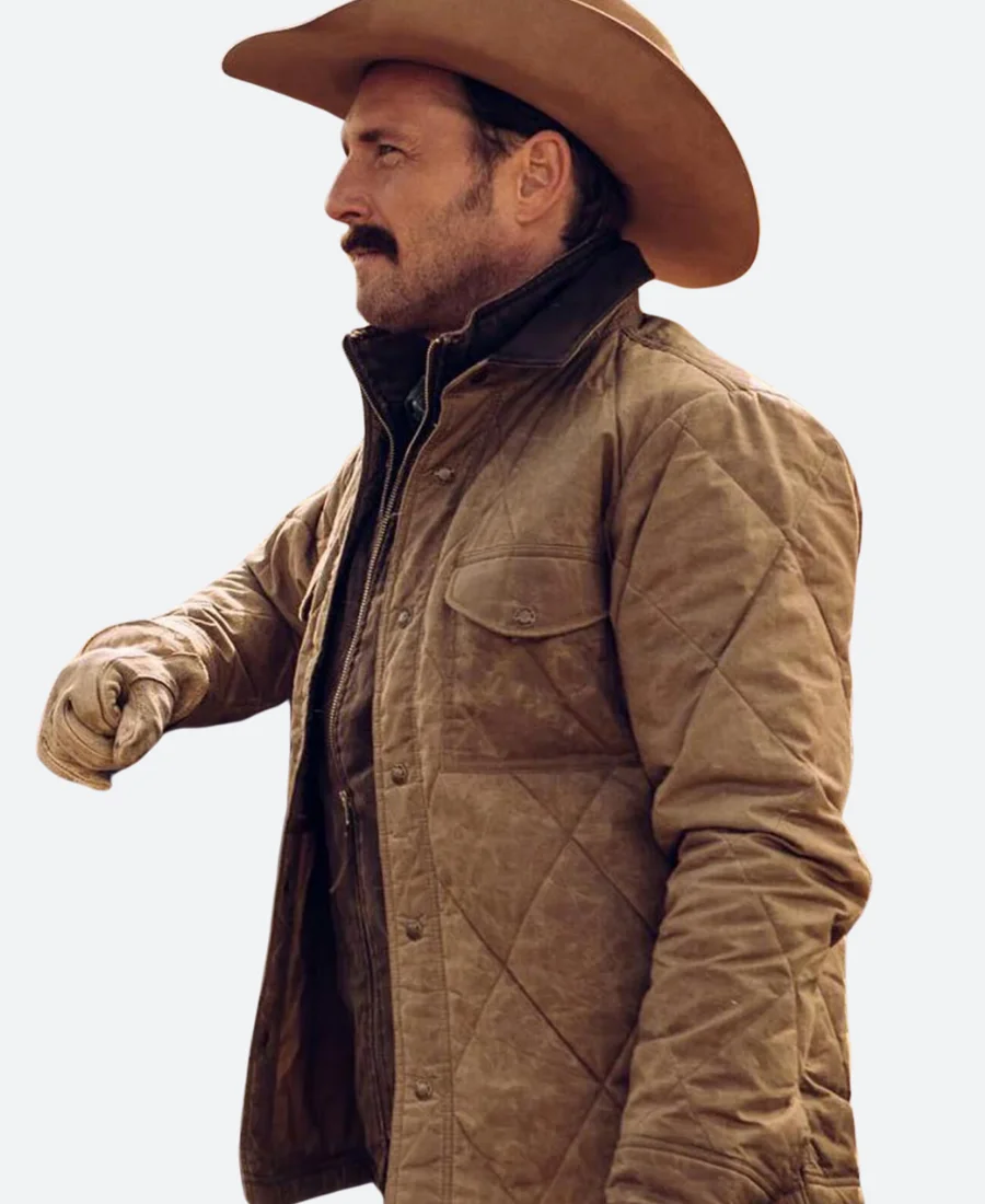 Yellowstone John Dutton Quilted Cotton Jacket - Image 3