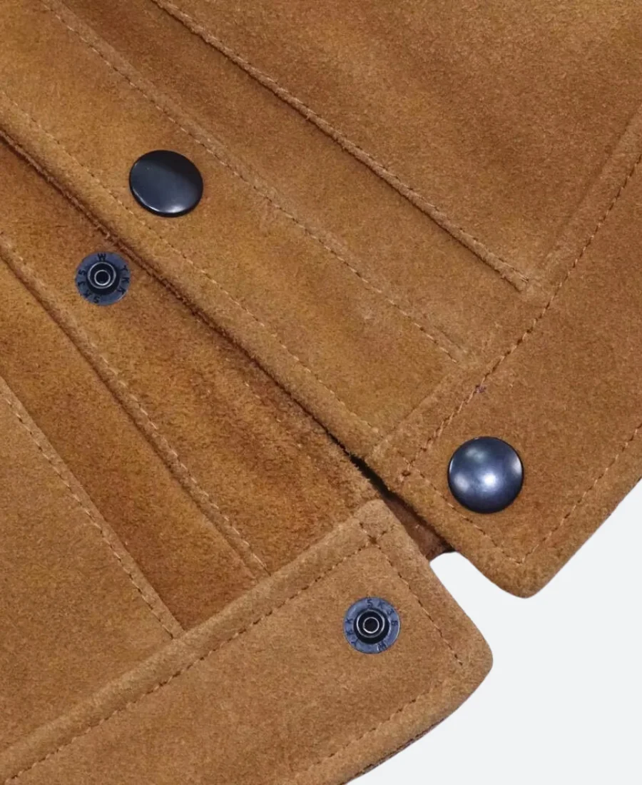 Yellowstone S5 Jimmy Hurdstrom Suede Leather Jacket - Image 4