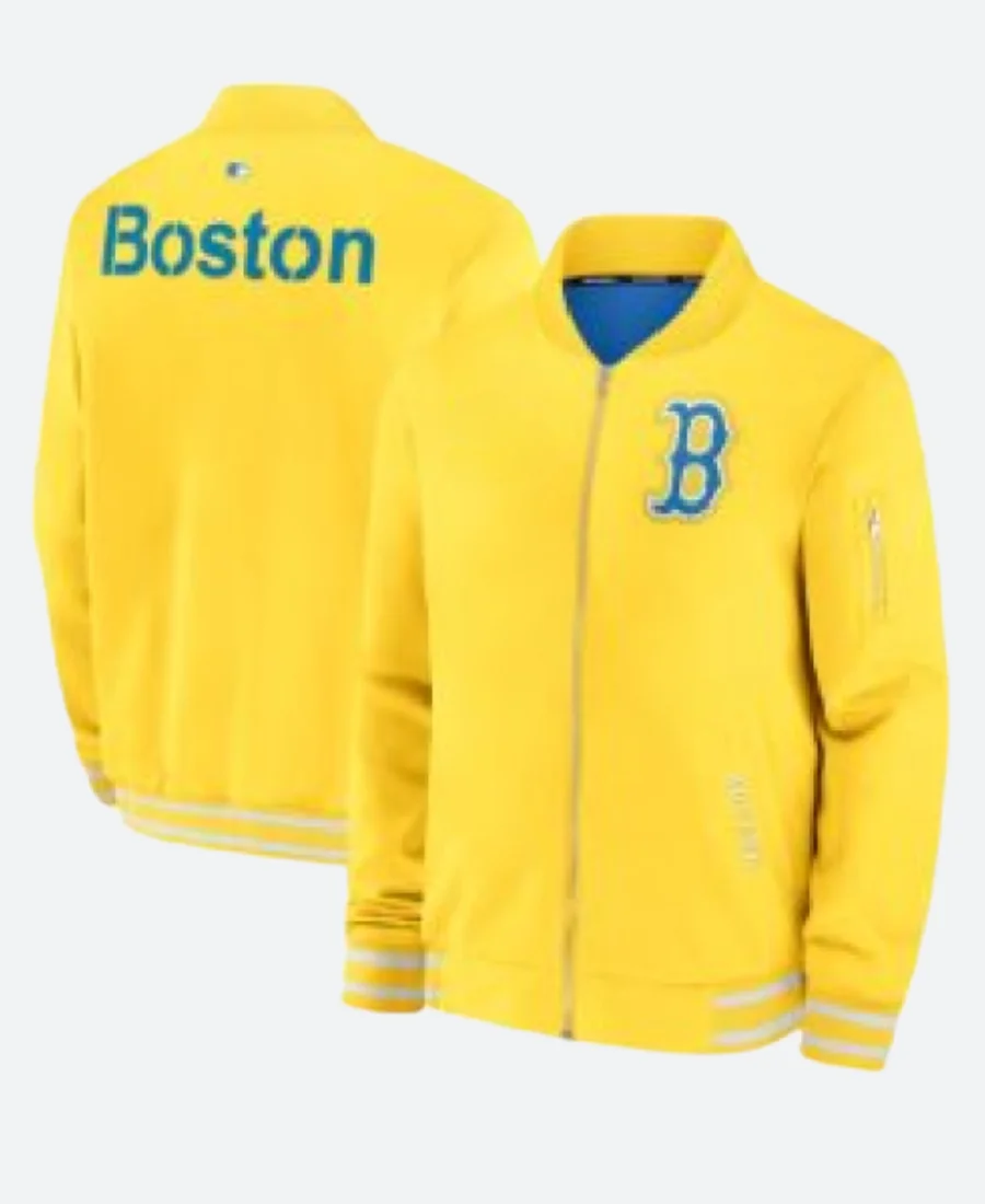 Boston Red Sox 2025 City Connect Bomber Jacket - Image 3