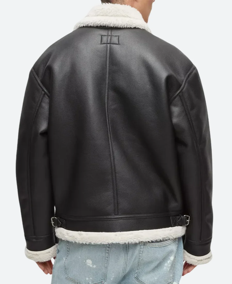 Den of Thieves 2 O'Shea Jackson Jr Leather Jacket - Image 2