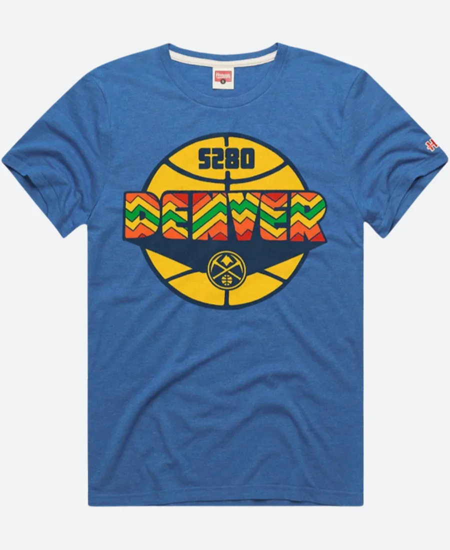 Denver Nuggets Homage Royal T Shirt