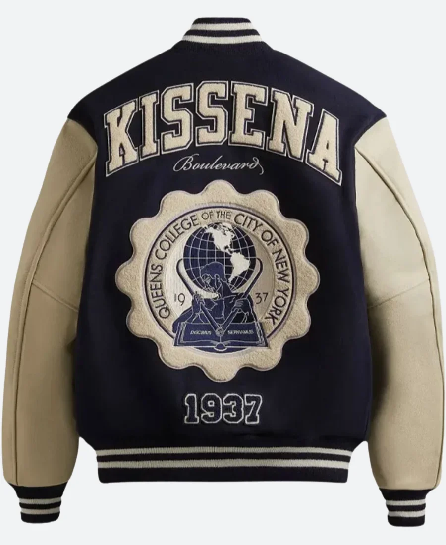 Kith CUNY Queens College X Golden Bear Varsity Jacket - Image 2