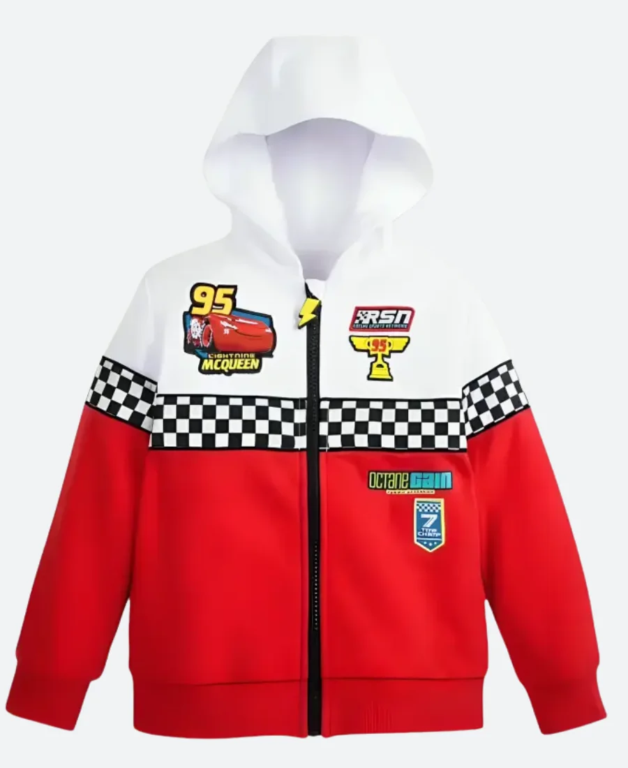 Lightning Mcqueen Zipper Hoodie