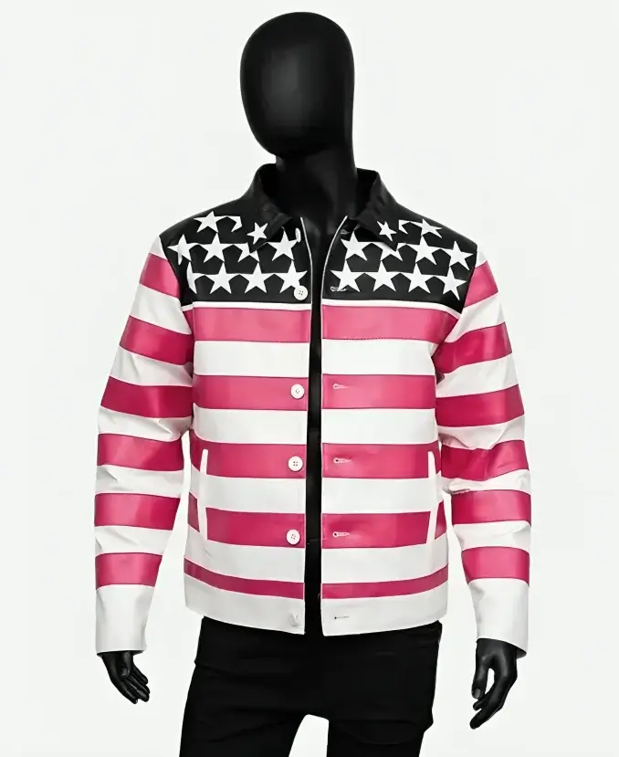 Lil Uzi Vert Pink Tape Jacket - Image 3