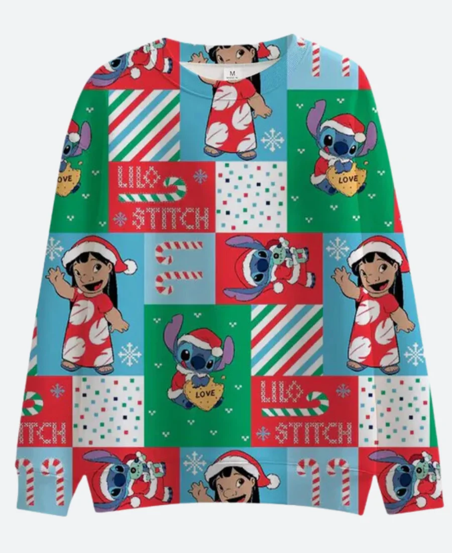 Lilo And Stitch Christmas Sweatshirt - Image 6