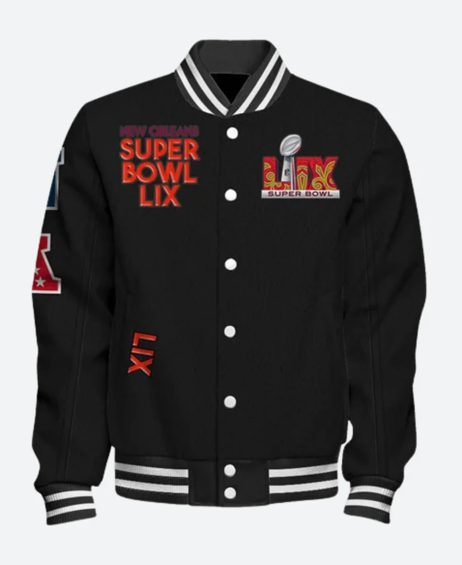 New Orleans Super Bowl LIX Varsity Jacket