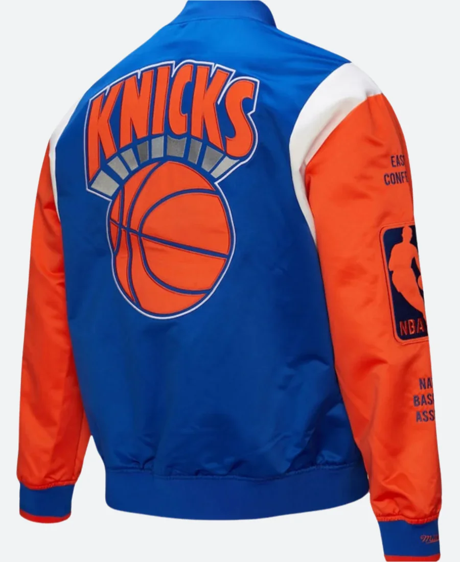 New York Knicks Blue Varsity Jacket - Image 2