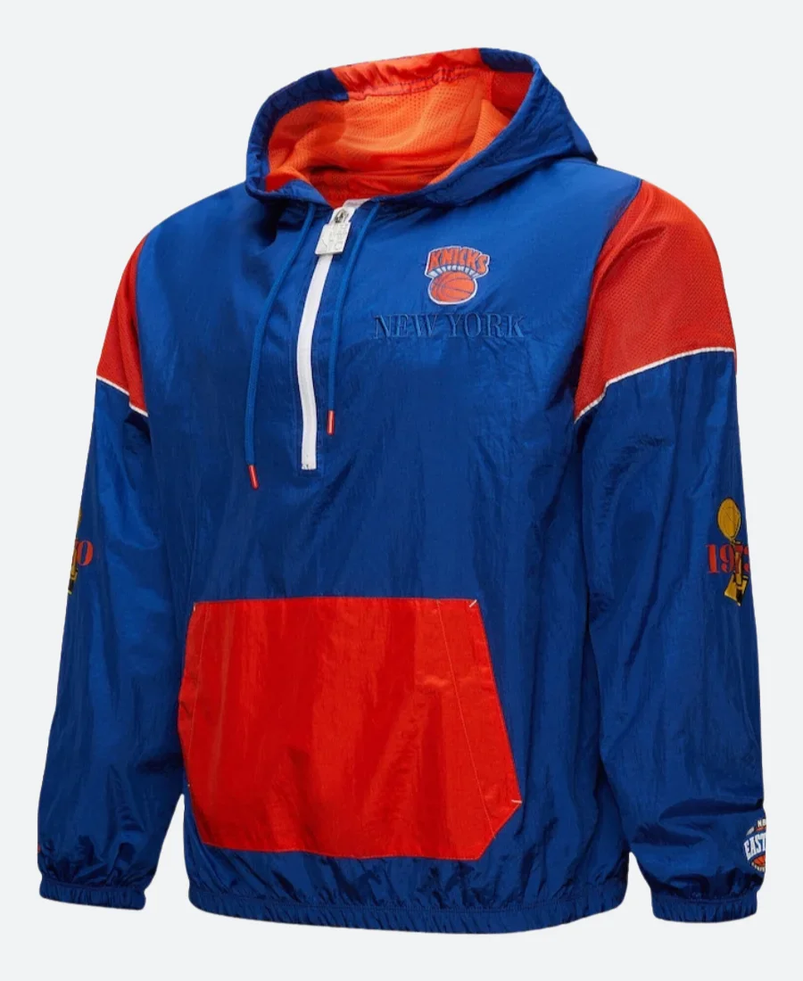 New York Knicks Windbreaker Hoodie
