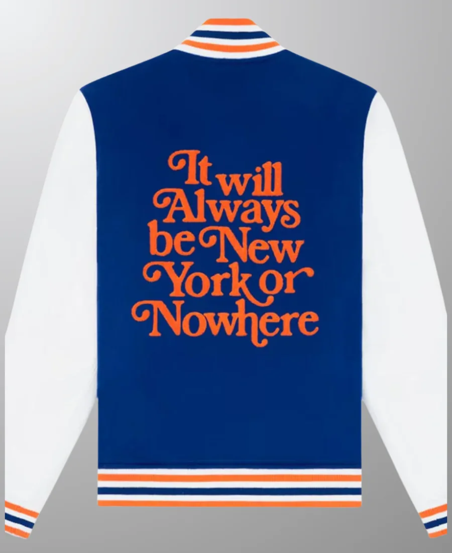 New York Mets Or Nowhere Varsity Jacket - Image 2