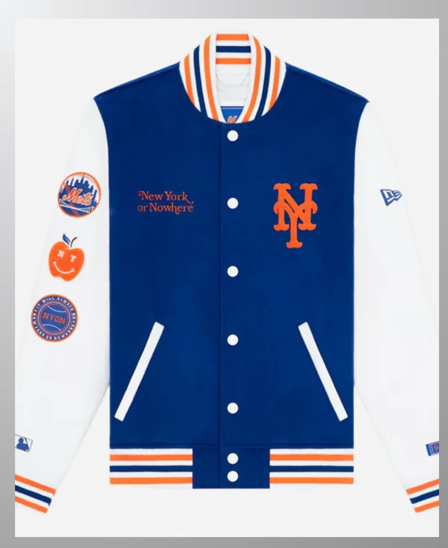 New York Mets Or Nowhere Varsity Jacket