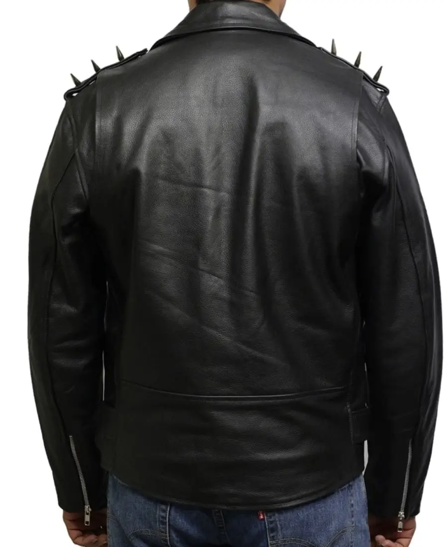 Nicolas Cage Ghost Rider Spikes Jacket - Image 4