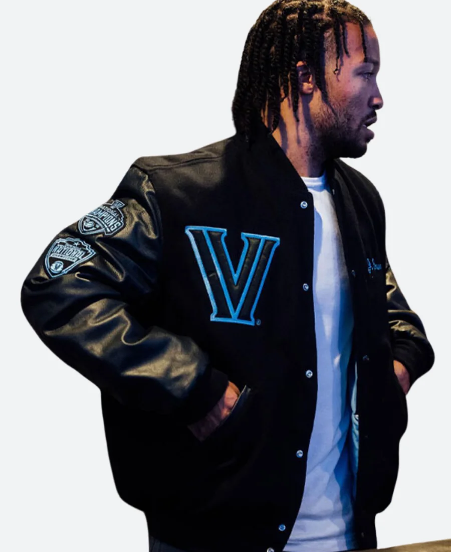 Ny Nicks Jalen Brunson Villanova Varsity Jacket - Image 3
