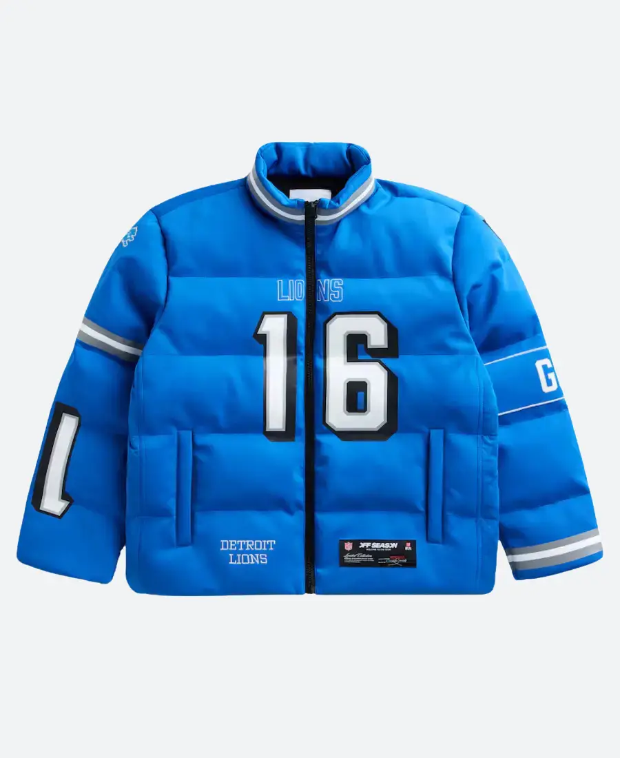 Off Season Jared Goff Lions Puffer Jacket