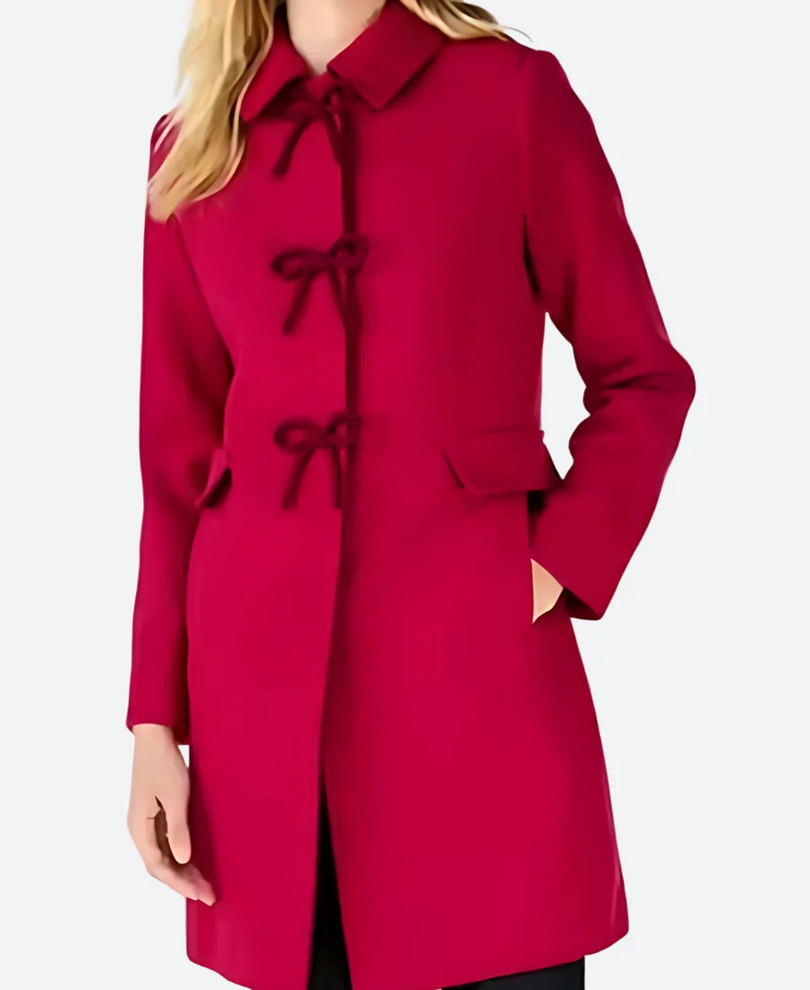 Sugarplummed Sugarplum Bow Trench Coat