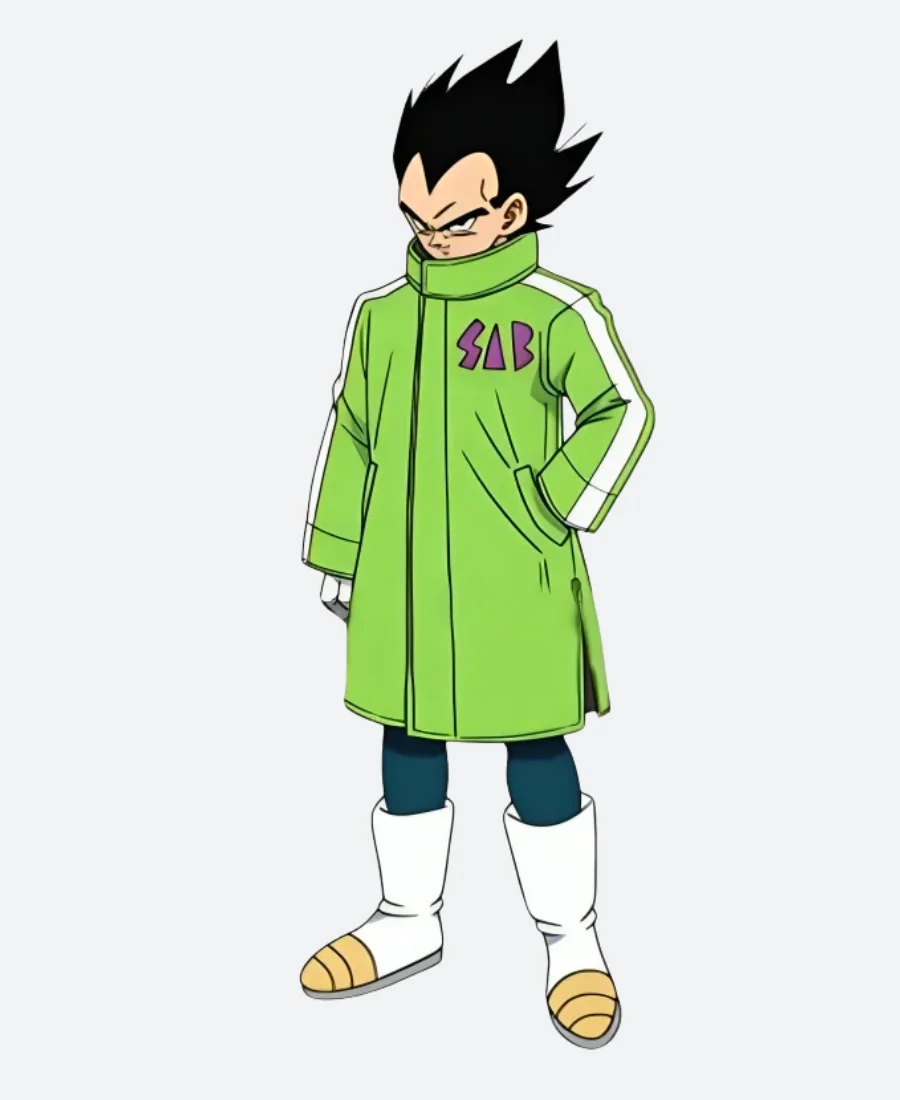 Super Vegeta Dragon Ball Leather Coat - Image 4